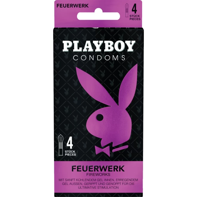 Prezerwatwy Playboy Feuerwerk 4szt.