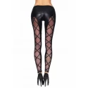 Camiri wetlook and mesh leggings