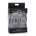 Crowned magentic nipple clamps