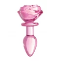 Glass small anal plug