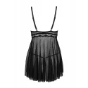 Marrbel babydoll i stringi czarny s/m