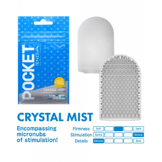 Kieszonkowy masturbator Tenga Pocket Crystal Mist