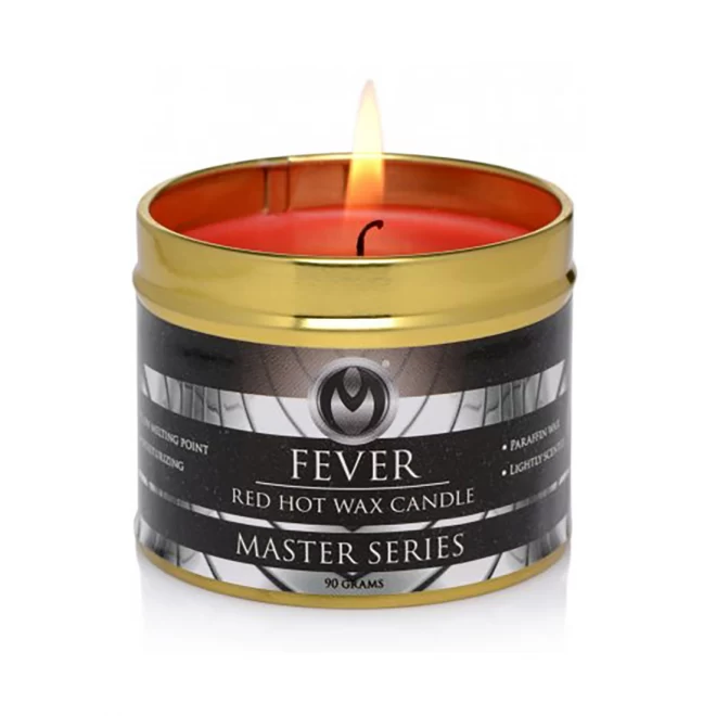 Fever red hot wax paraffin candle