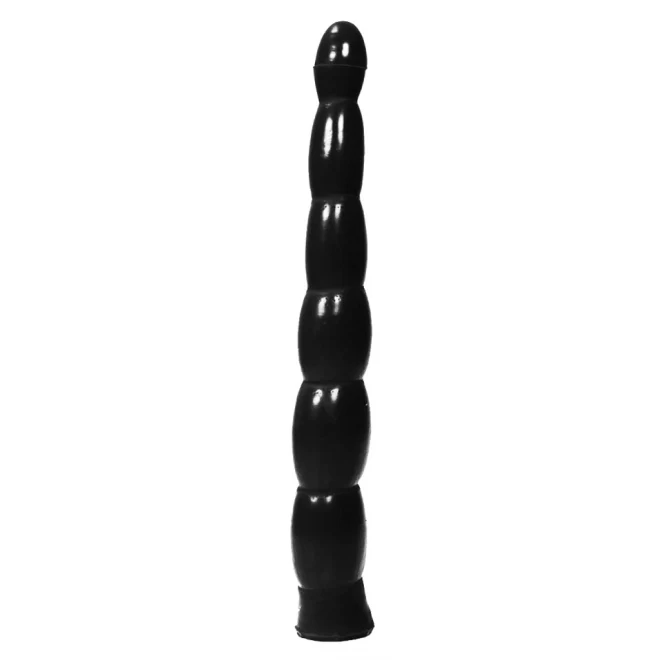 All black 6-steps-dildo 32cm lang