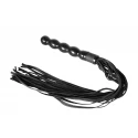 Xx-dreamstoys peitsche mit dildo holzgriff (24 riemen)