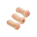 Stroker masturbator kit - pussy, ass, mouth