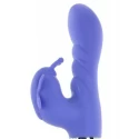 Stymulator ze stymulatorem łechtaczki Silicone Bendies Fluttering G