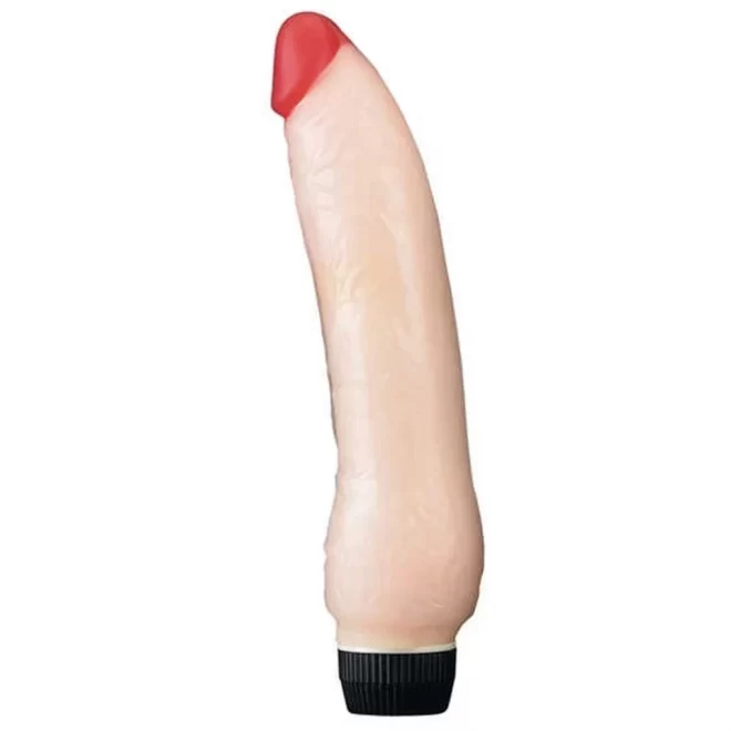 Realistyczny wibrator z czerwoną główką Penetrating Pleasures