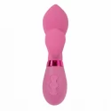 Wibrator ze stymulacją łechtaczki Rechargeable Vibrator Indeep Juna Magenta