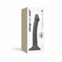 Dildo mono density matte grey s