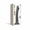 Dildo mono density matte grey s