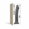 Dildo mono density matte grey s