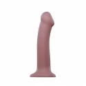 Dildo mono density matte grey s