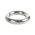 Stainless steel magnetic donut cock rings 40 mm.