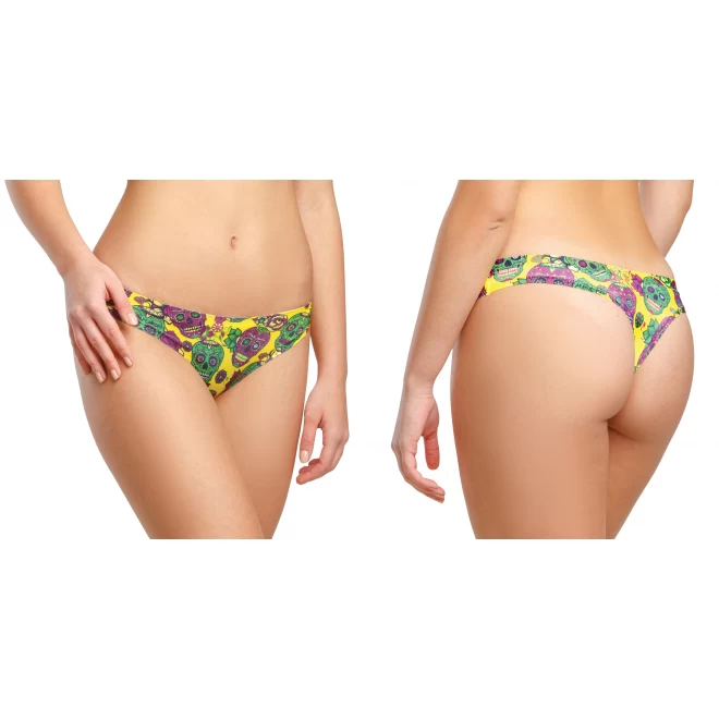 MemÃ¨me skulls lovers muertos thong