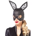 Faux Leather Bunny Mask