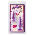 2 korki analne Crystal Jellies Anal Delight (3 kolory)