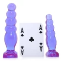 2 korki analne Crystal Jellies Anal Delight (3 kolory)