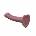 Dildo mono density matte old rose xl