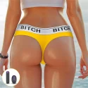 MAJTKI BITCH VIBRATING PANTIES (34~38 cali w talii)