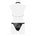 Grey velvet 3-teiliges erotik-ketten-set,