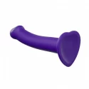 Silicone bendable dildo double density vanilla m