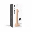 Silicone cum dildo black l with cremy