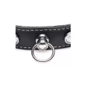 Bling vixen leather choker w/ rhinestones