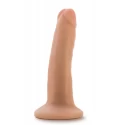 DR. SKIN PLUS 5 INCH POSABLE DILDO VANILLA