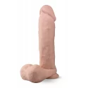 DR. SKIN SILICONE DR. DYLAN 7 INCH VIBRATING DILDO WITH REMOTE CONTROL VANILLA