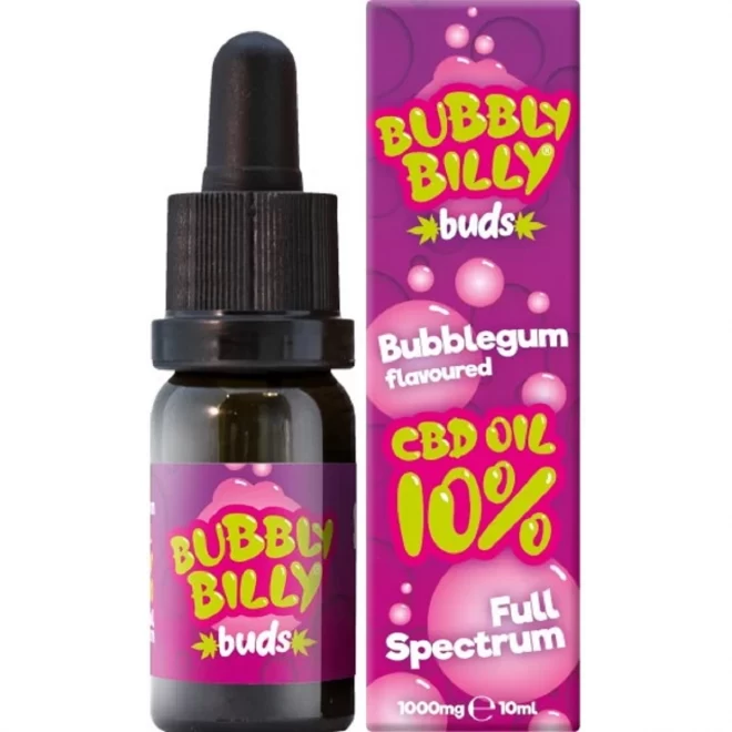 Bubbly billy buds 10% bubblegum flavoured cbd oil