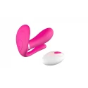 Wibrator uniwersalny z pilotem- Remote wearable vibrator RED