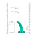 4,5'' / 11,5cm non realistic dildo suction cup