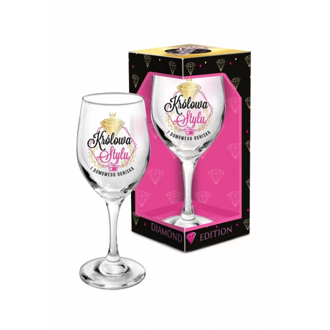Kieliszek do wina 220ml DIAMOND EDITION
