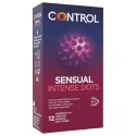 Prezerwatywy ze stożkowatymi wypustkami Control Sensual Intense Dots 12 sztuk