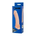 Penis sleeve, TPE, 18.5 cm, 1 speed, 2 x AG3