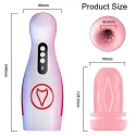 Masturbator Cup , 7 Suction Power, 7 Vibration Setting