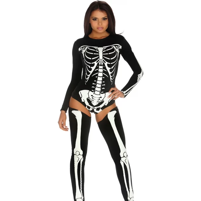 Bad to the bone sexy skeleton costume