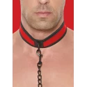 Ouch puppy play - neoprene collar with leash