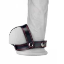 TSTYLE LEATHER COCKRING WITH BALL DIVIDER