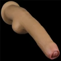 DILDO 11'' DUAL LAYERED HANDLE COCK