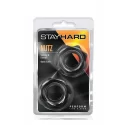 PIERŚCIEŃ STAY HARD NUTZ BLACK