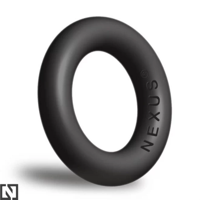 Nexus enduro thick silicone super stretchy cock ring - black