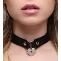 Locking heart collar