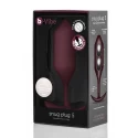 B-VIBE SNUG PLUG 5 DARK RED