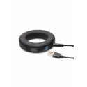 Vibrating & e-stim silicone cock ring w/ rc 45mm