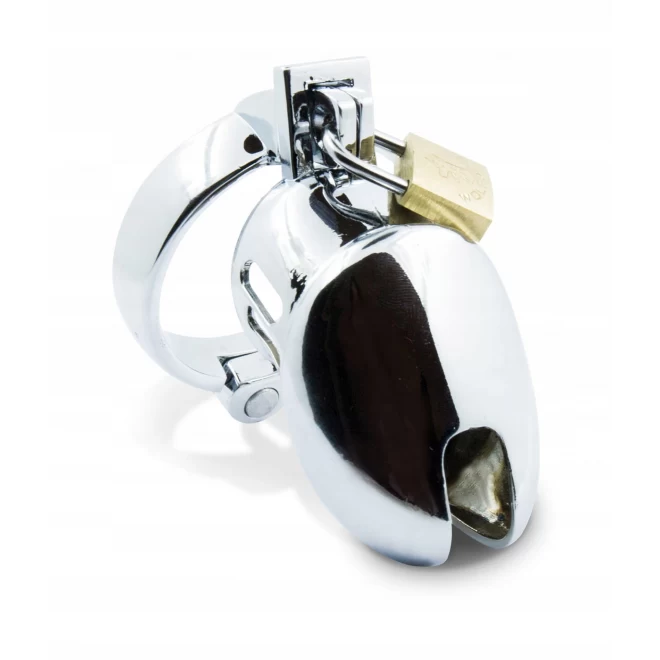 Stalowy pas cnoty Extreme Line Cock Hoody Cage Ring 50 mm
