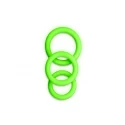 3 pcs cock ring set - glow in the dark
