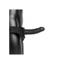 Hollow strap-on without balls - 6'' / 15,5 cm