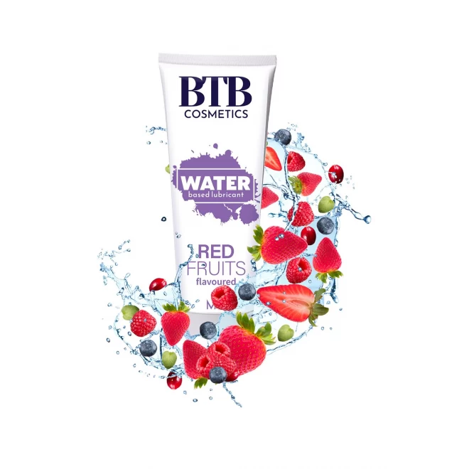 BTB WATER BASED FLAVORED RED FRUITS LUBRICANT 100ML